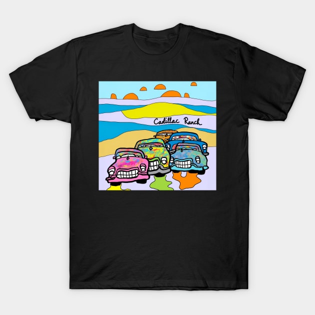 Cadillac Ranch T-Shirt by Scrumptious